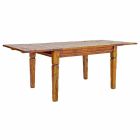 Extendable Dining Table Up to 290 cm in Solid Wood Homemotion - Carbo Viadurini