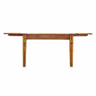 Extendable Dining Table Up to 290 cm in Solid Wood Homemotion - Carbo Viadurini