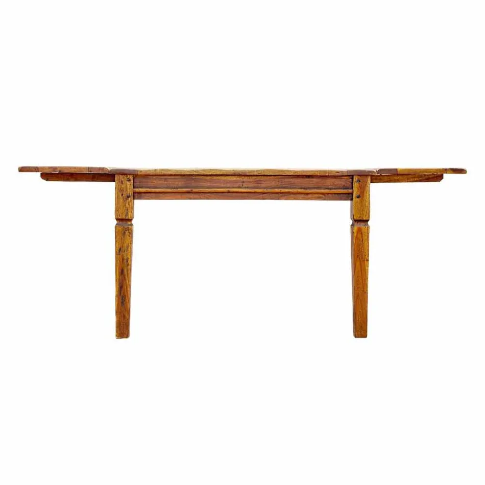 Extendable Dining Table Up to 290 cm in Solid Wood Homemotion - Carbo Viadurini