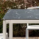 Garden Dining Table Top in Porcelain Stoneware Made in Italy - Tarik Viadurini