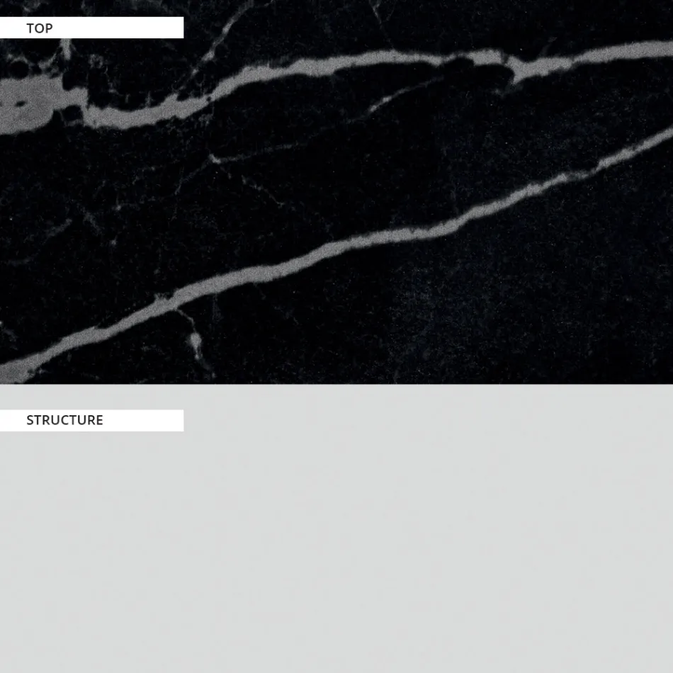 Garden Dining Table Top in Porcelain Stoneware Made in Italy - Tarik Viadurini