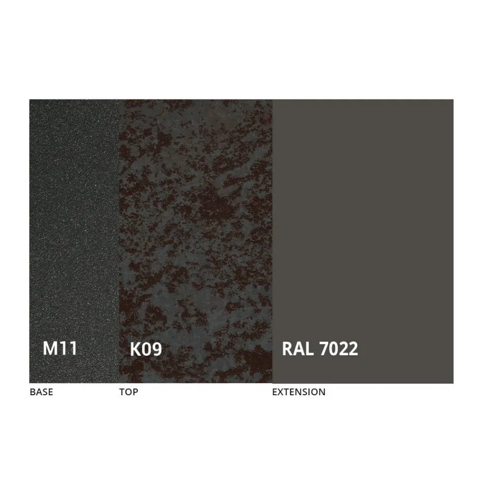 Round Dining Table with Extendable Top to 180 cm Made in Italy - Muschio Viadurini