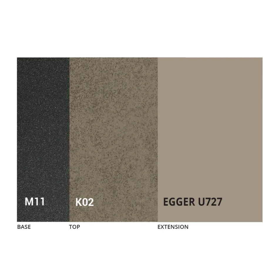 Round Dining Table Extendable to 270 cm in Ceramic Made in Italy - Muschio Viadurini