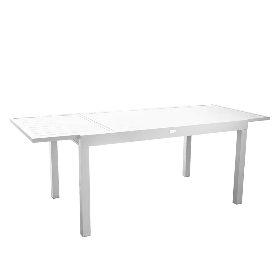 Square Table Extendable to 180 cm Made of Aluminum - Marker Viadurini