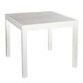 Square Table Extendable to 180 cm Made of Aluminum - Marker