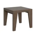 Square Table Extendable to 246 cm in Wood Made in Italy - Flower Viadurini