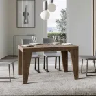 Square Table Extendable to 440 cm in Wood Made in Italy - Flower Viadurini