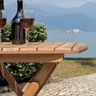 Square Outdoor Table Made of Acacia Wood - Sunset Viadurini