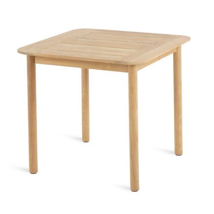 Square Garden Table in Teak Wood Made in Italy - Liberato Viadurini