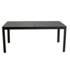 Rectangular Table Extendable to 240 cm for Outdoor Use in Aluminum - Sheet Viadurini