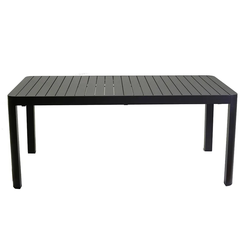 Rectangular Table Extendable to 240 cm for Outdoor Use in Aluminum - Sheet Viadurini