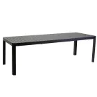 Rectangular Table Extendable to 240 cm for Outdoor Use in Aluminum - Sheet Viadurini
