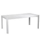 Rectangular Table Extendable to 240 cm for Outdoor Use in Aluminum - Sheet Viadurini