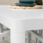 Rectangular Table Extendable to 240 cm for Outdoor Use in Aluminum - Sheet Viadurini