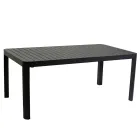 Rectangular Table Extendable to 240 cm for Outdoor Use in Aluminum - Sheet Viadurini