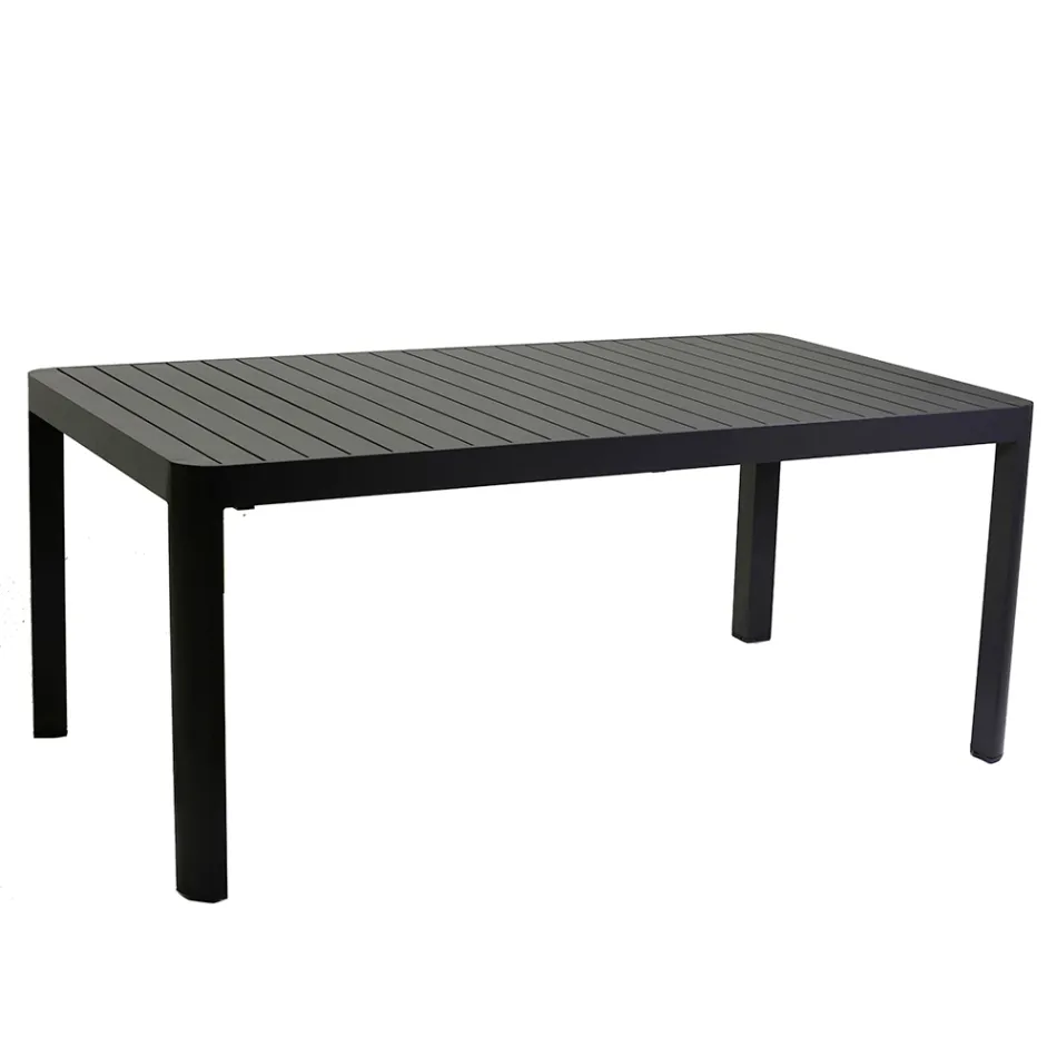 Rectangular Table Extendable to 240 cm for Outdoor Use in Aluminum - Sheet Viadurini