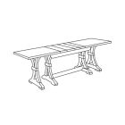 Extendable Rectangular Living Room Table in Wood Made in Italy - Jaro Viadurini