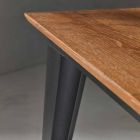 Rectangular Extendable Table Up to 2.2 m Wooden Top Made in Italy - Alicia Viadurini