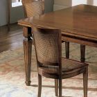 Rectangular Table with 6 Wooden Chairs Made in Italy - Angelite Viadurini