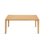 Rectangular Eight-Seater Table in MDF and Eco-Friendly Wood, Multiple Finishes - Enea Viadurini