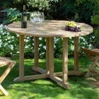 Folding Garden Table in Teak - Yggdrasil Viadurini
