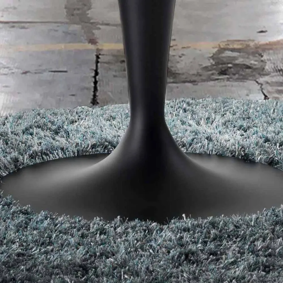 Round, Extendable and Modern Design Table - Borgia Viadurini