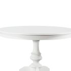 Round Extendable Living Room Table in Wood Made in Italy - Vittoria Viadurini