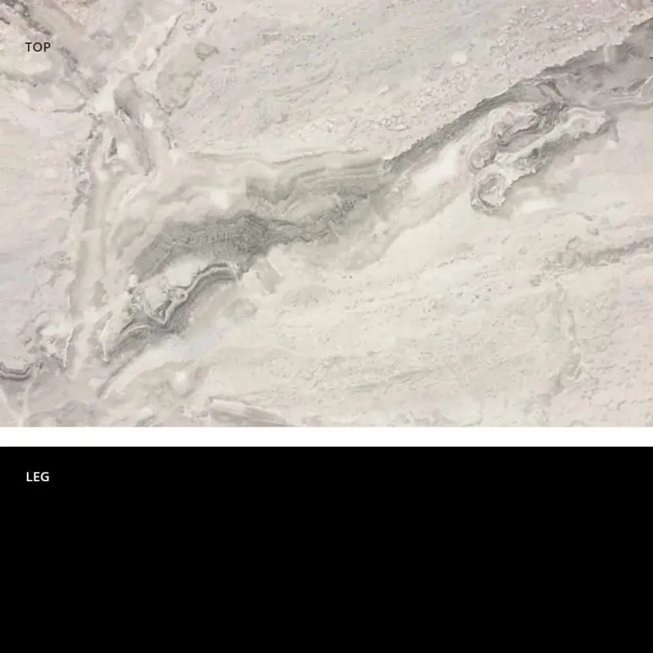 Classic Design Round Table, Ø140 and HPL top - Nineteenth century by Slide Viadurini