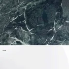 Modern Round Table in Carrara Marble and Marquinia Made in Italy – Dollars Viadurini