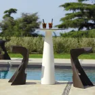 Polyethylene round table Slide Hoplà (H110) hpl top made in Italy Viadurini