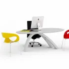 Table / desk with designer office Jatz II made in Italy Viadurini