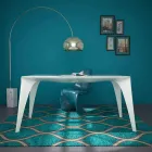 Modern design desk table produced in Italy, Pomarolo Viadurini