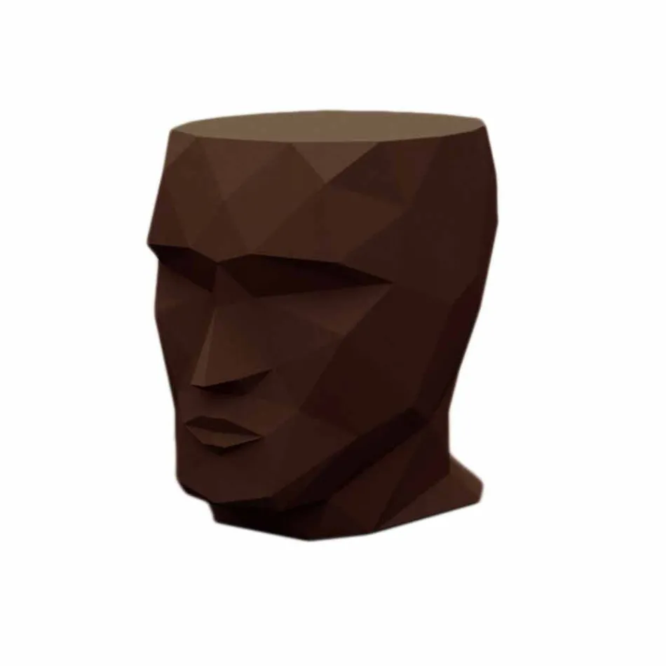 Adan by Vondom design outdoor table / stool, in polyethylene Viadurini