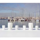 Adan by Vondom design outdoor table / stool, in polyethylene Viadurini