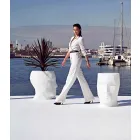 Adan by Vondom design outdoor table / stool, in polyethylene Viadurini