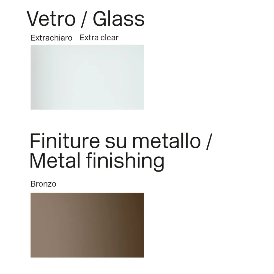 Round Dining Table in Extra-Clear Glass, Made in Italy - Duna Viadurini