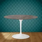 Tulip Table Eero Saarinen H 73 in Ceramic Kira Made in Italy - Scarlet Viadurini