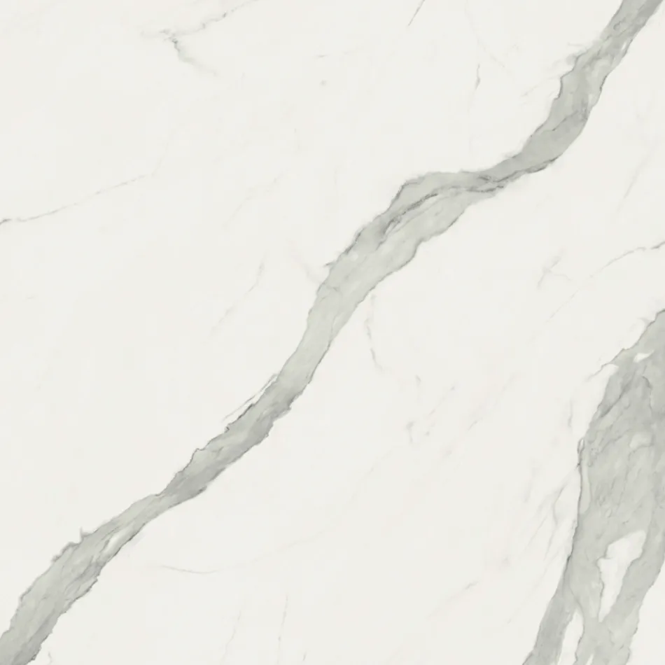 Tulip Table Eero Saarinen H 73 Oval in Statuario Ceramic Full Vein - Scarlet Viadurini