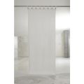 White Light Linen Curtain with Buttons of Luxury Design - Geogeo
