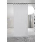 White Heavy Linen Curtain with Buttons Luxury Italian Quality - Gorgia Viadurini