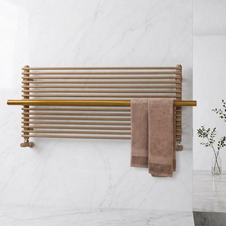 Beige Mixed Carbon Steel Radiator Made in Italy - Solaris Viadurini