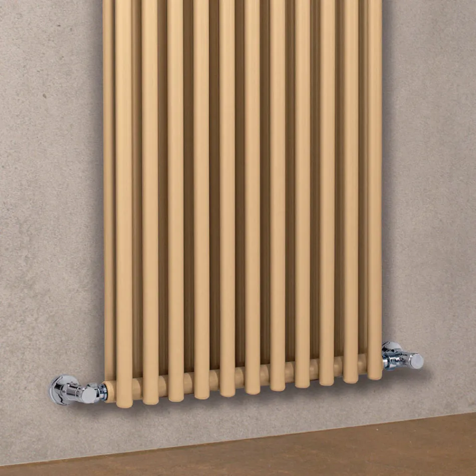 Radiator with Hydraulic System in Carbon Steel Made in Italy - Cream Viadurini