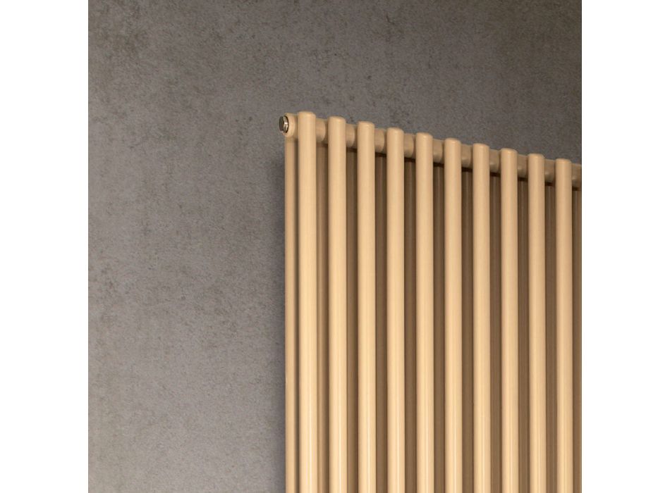 Radiator with Hydraulic System in Carbon Steel Made in Italy - Cream Viadurini