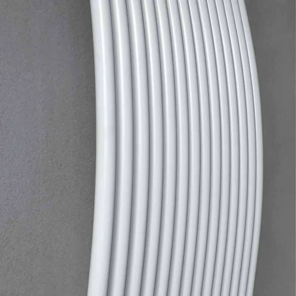 Vertical Bathroom Radiator Modern Design Wavy 1181 Watt - Tucano Viadurini