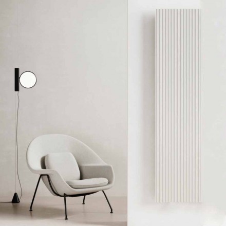 Vertical Design Electric Wall Radiator in Steel 900 W - 1000 Lines Viadurini
