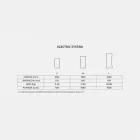 Design electric thermal design with Barry tempered glass photo Viadurini