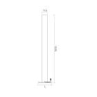 Free-Standing Electric Radiator in Aluminum Made in Italy - Biscotti Viadurini