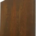 Electric radiator in Italian marble powder with Corten effect - Lines Viadurini