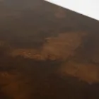 Electric radiator in Italian marble powder with Corten effect - Lines Viadurini