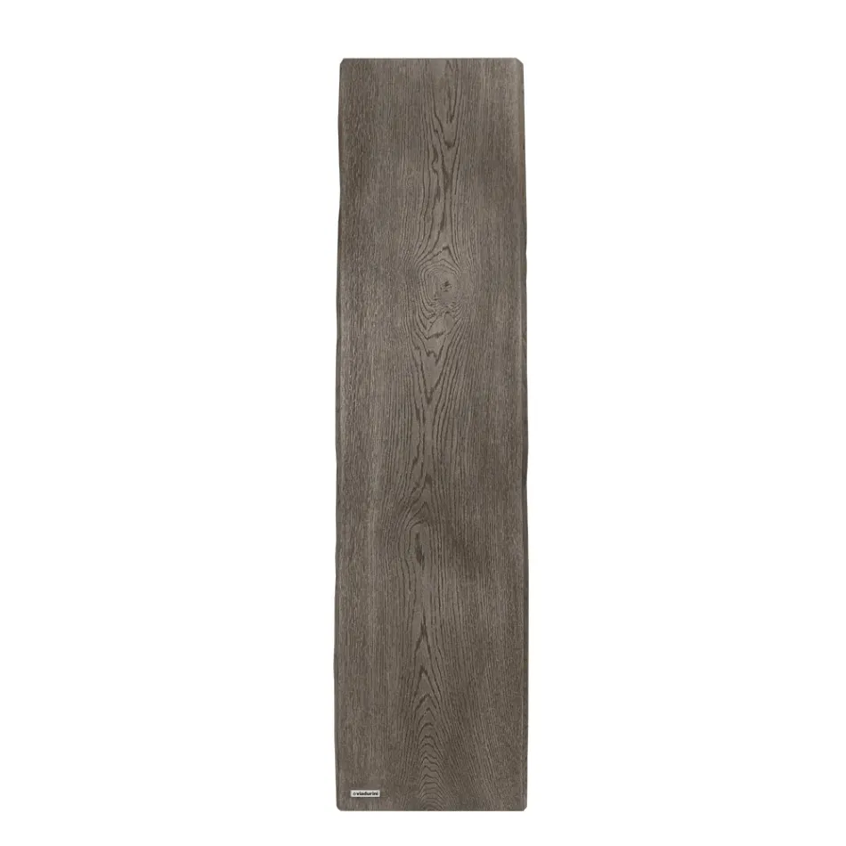 Electric radiator in Italian marble powder with wood effect - Wood50 Viadurini